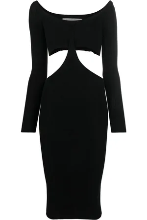 Serafini Vestido tejido con detalle de aberturas