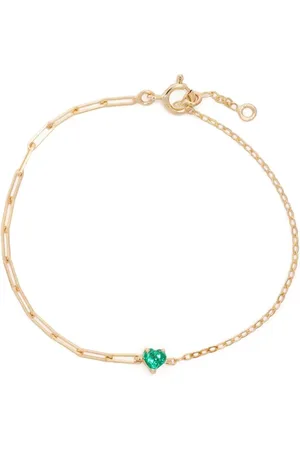 YVONNE LÉON Pulsera Collier en oro amarillo de 18kt con esmeralda