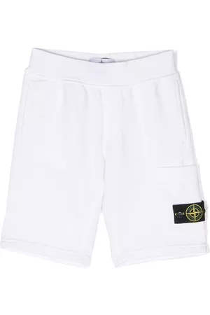 Stone Island Shorts deportivos con distintivo Compass