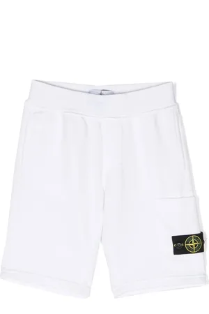 Stone Island Shorts deportivos con distintivo Compass