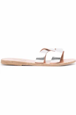 Ancient Greek Sandals Sandalias con tiras metalizadas