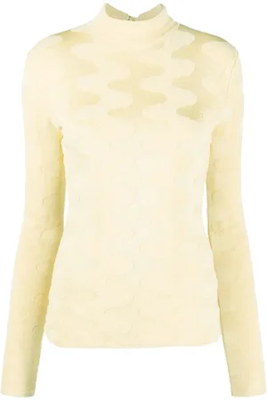 Nanushka Top con cuello alto