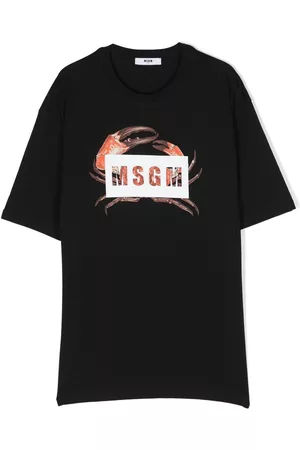 Msgm Playera con logo estampado
