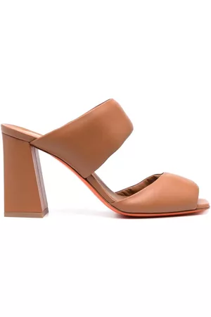 santoni Mules Cactus con tacón de 90mm