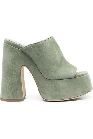 vic matiè Mules con puntera abierta y tacón de 140mm