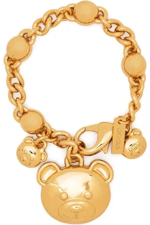 Moschino Pulsera de cadena con motivo Teddy Bear