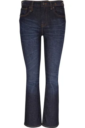 R13 Jeans cortos con tiro medio