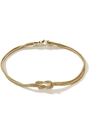 John Hardy Pulsera Manah en oro amarillo de 14kt de 1.8mm