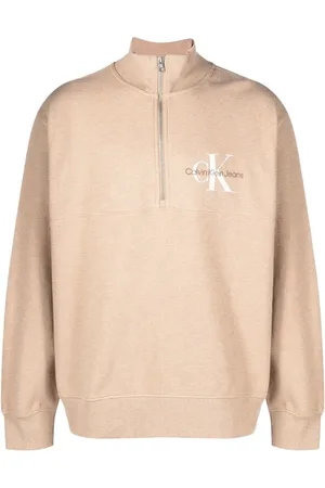 Calvin Klein Sudadera con cuello de tortuga y monograma