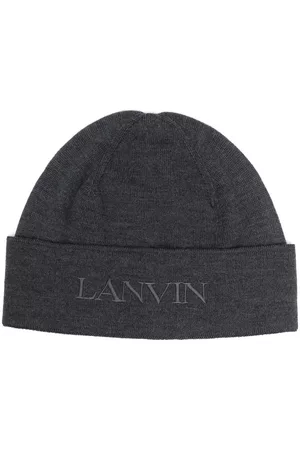 Lanvin Gorro con logo bordado