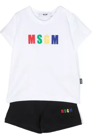 Msgm Set de dos piezas con logo estampado