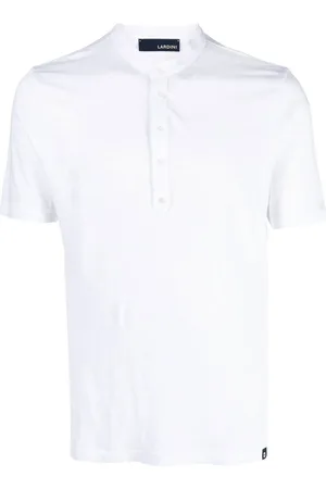 LARDINI Top tipo polo con cuello mao