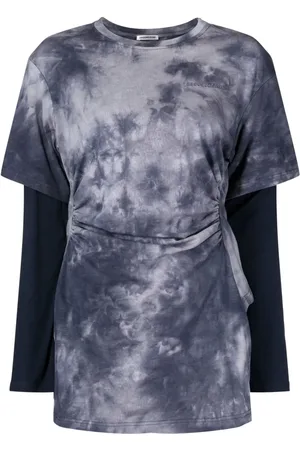 Ground Zero Playera con estampado tie-dye