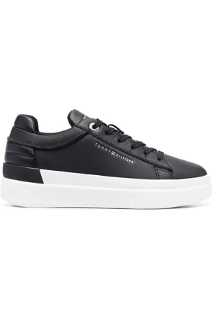 Tommy Hilfiger Tenis con agujetas y logo estampado