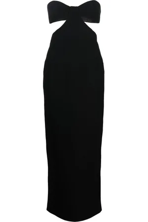 Ilkyaz Ozel Vestido estilo bustier con abertura