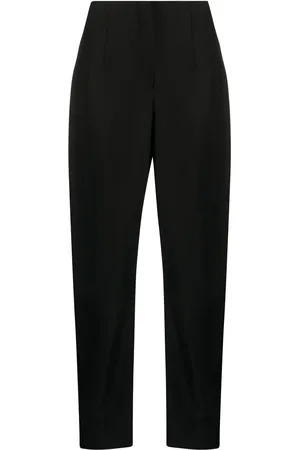 Emporio Armani Pantalones tapered tipo gabardina
