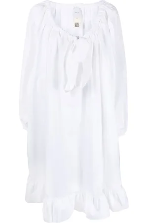 Patou Vestido con lazo en el cuello