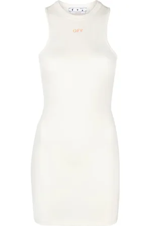 OFF-WHITE Vestido corto Sleek Rowing