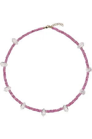 Roxanne First Collar Feeling Lucky en oro amarillo de 14kt con cuarzo