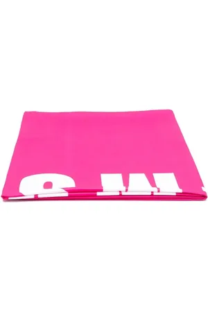 Msgm Toalla con logo estampado