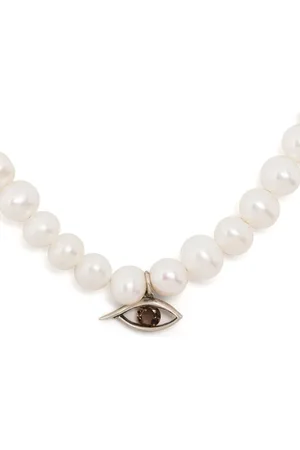 M. COHEN Collar de perlas con detalle de dije