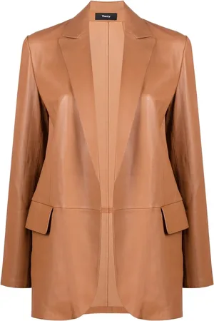 THEORY Blazer con diseño abierto en la parte delantera
