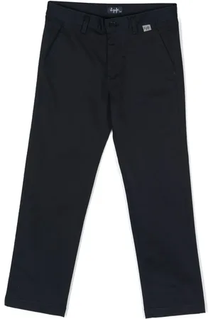 Il gufo Pantalones chinos con diseño recto
