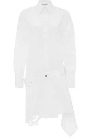 J.W.Anderson Vestido camisero con diseño asimétrico