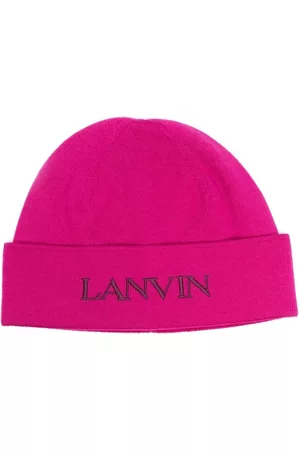 Lanvin Gorro con logo bordado