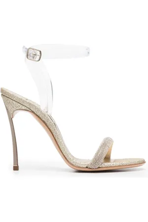 Casadei Sandalias con glitter y tacón de 109mm