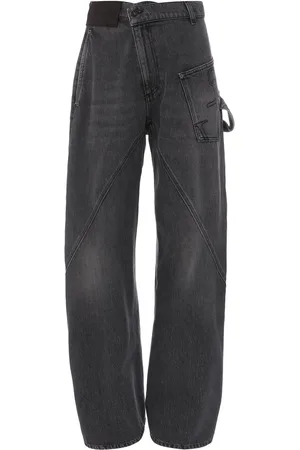 J.W.Anderson Jeans estilo worker con diseño retorcido