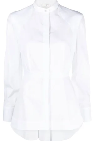 Alexander McQueen Camisa manga larga con botones