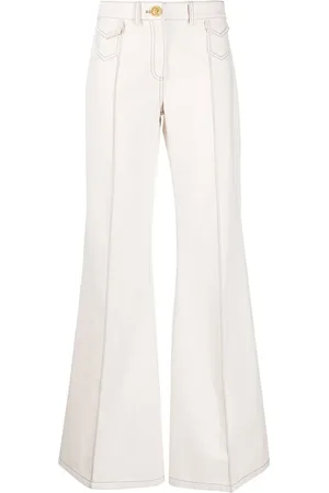 Giambattista Valli Pantalones anchos con diseño acampanado