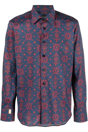 BILLIONAIRE Camisa con estampado abstracto