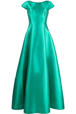Alberta Ferretti Vestido de fiesta con cuello barco