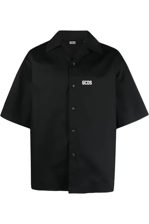 GCDS Camisa bowling con logo estampado