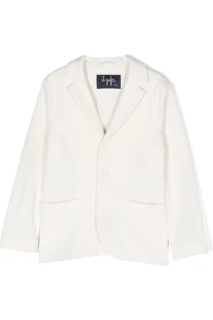Il gufo Blazer con solapa de muesca y botones