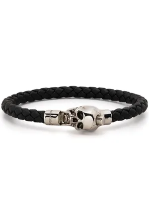 Alexander McQueen Pulsera con motivo Skull