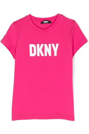 DKNY Playera manga corta con logo estampado