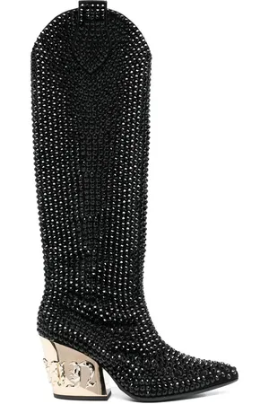 Philipp Plein Botas de media pierna Strass CowBoy
