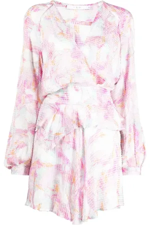 IRO Vestido con acabado texturizado y estampado floral