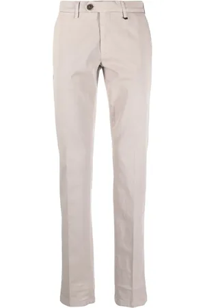 CANALI Pantalones chinos con pinzas