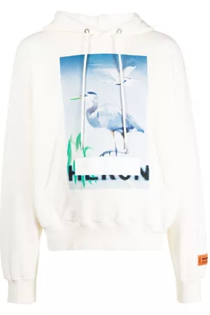 Heron Preston Hoodie Censored con estampado gráfico
