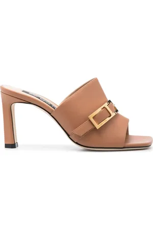 Sergio Rossi Mules con detalle de hebilla