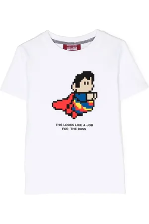 MOSTLY HEARD RARELY SEEN Playera con eslogan Mini Super estampado