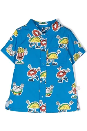 Stella McCartney Playera con dibujo estampado