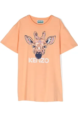 Kenzo Vestido estilo playera con estampado de jirafa