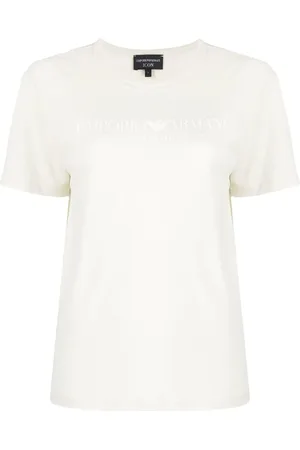 Emporio Armani Playera con logo estampado