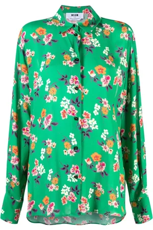 Msgm Camisa con estampado floral