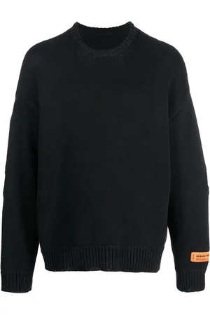 Heron Preston Suéter tejido en intarsia con cuello redondo